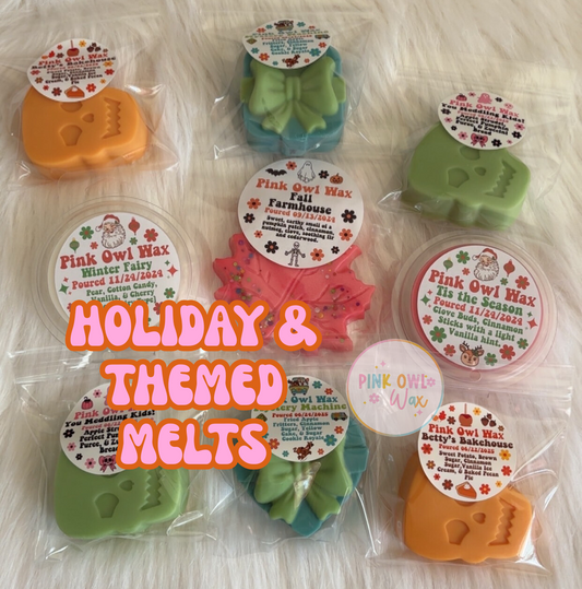 Holiday & Themed Wax Melts🎃🎄✨
